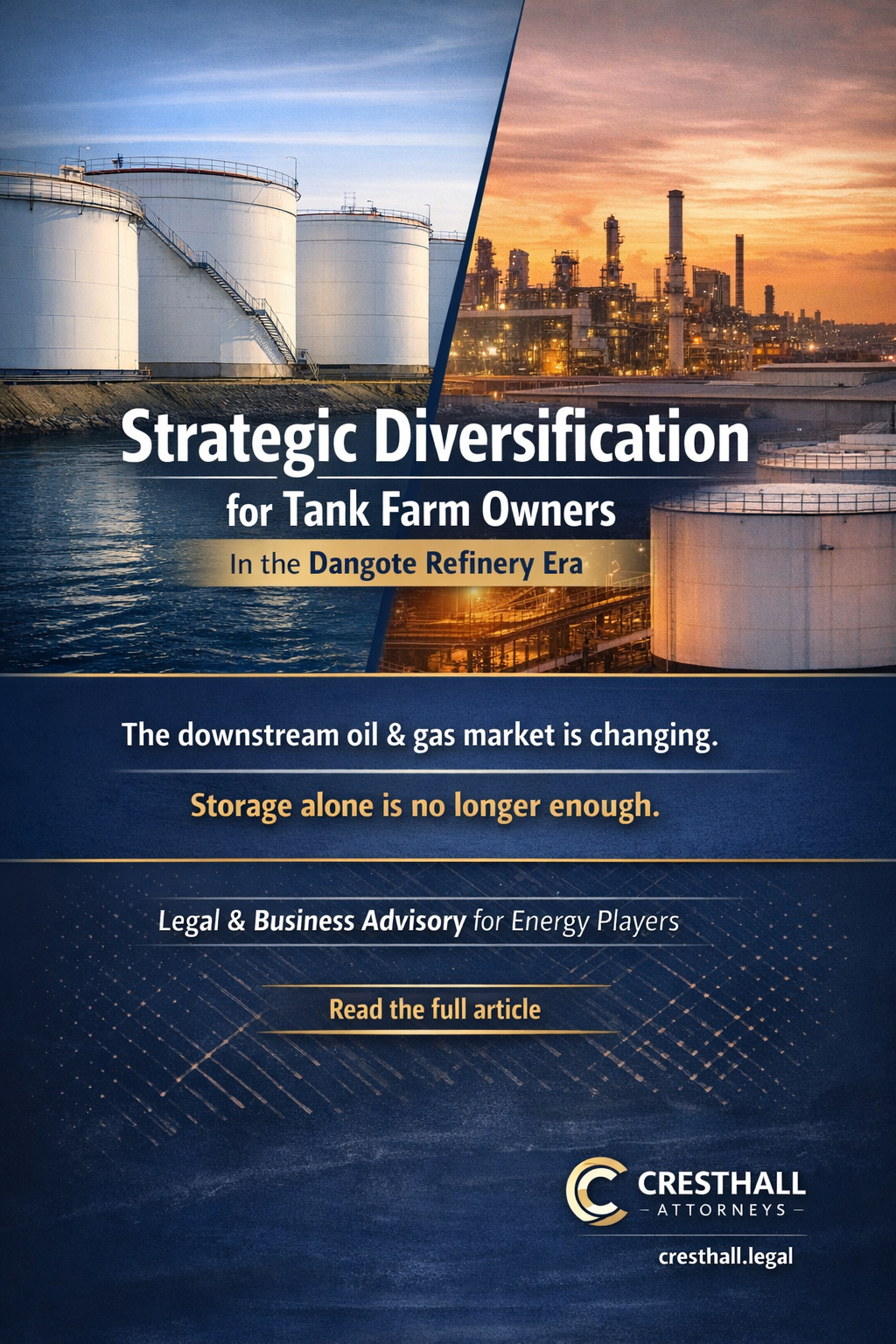 Beyond Crude: Strategic Diversification for Tank Farm Owners in the Dangote Refinery Era